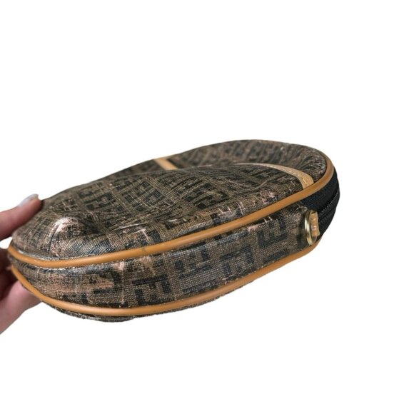 Vintage FENDI FF Logo Monogram Leather Mini Bag [MISSING STRAP]‎ - Picture 5 of 12